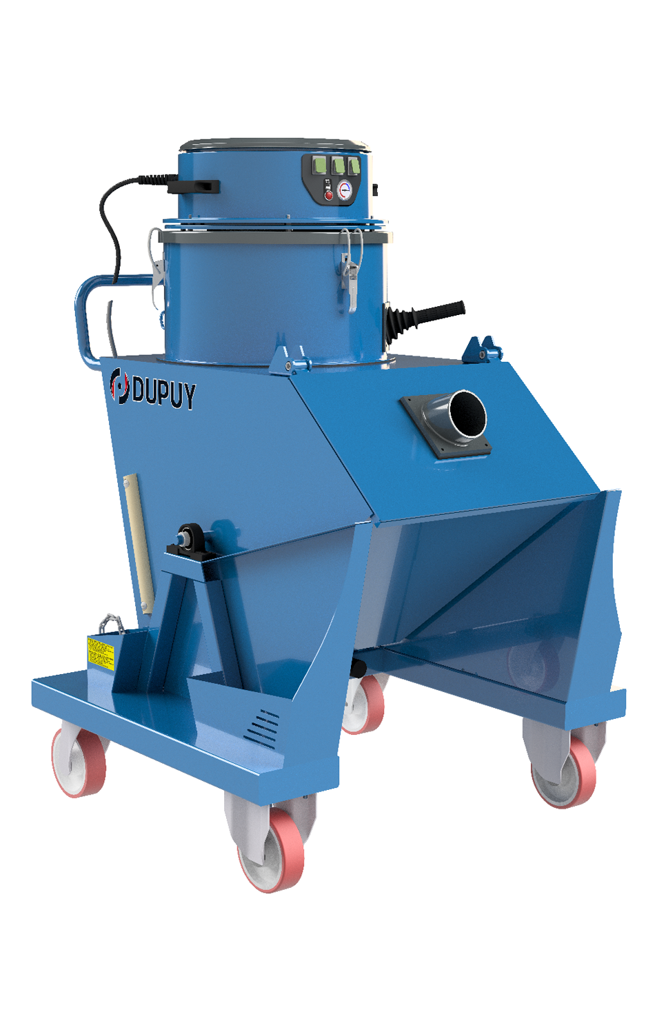 Aspiratore industriale trucioli e olio, per macchine CNC.