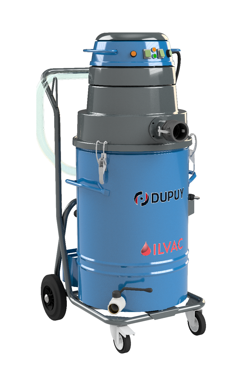Oilvac 100 aspiratore con ruote girevoli antitraccia