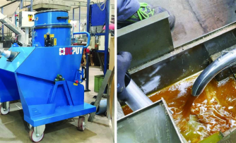 La pulizia delle macchine utensili nell'industria meccanica avviene tramite aspiratori industriali per olio e trucioli