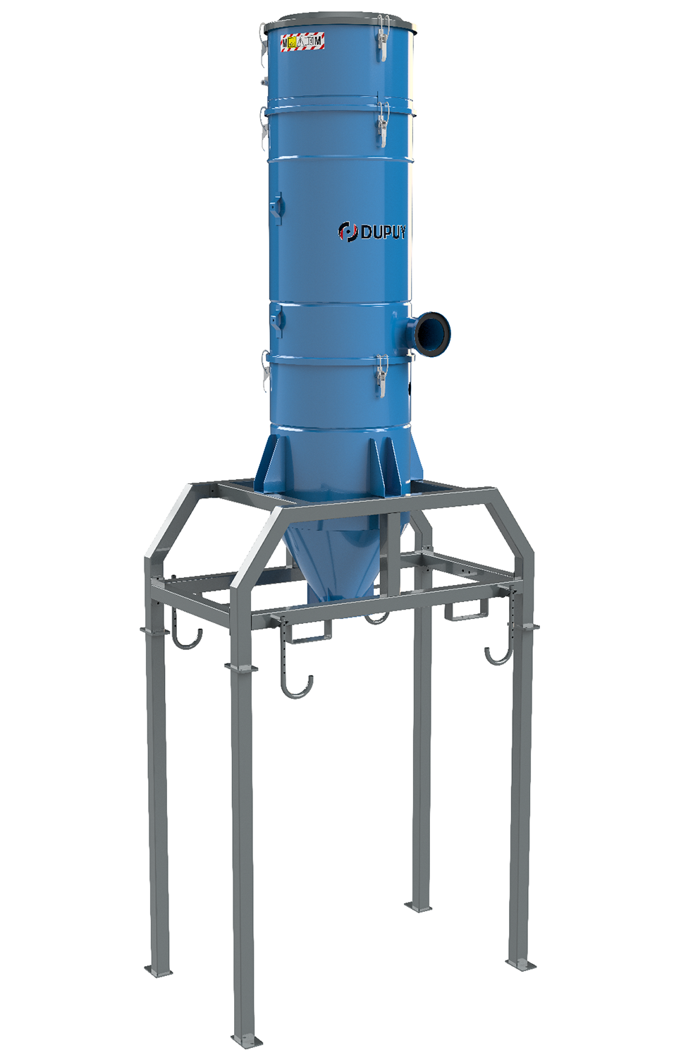 Silos filtranti con sistema di pulizia pneumatico automatico