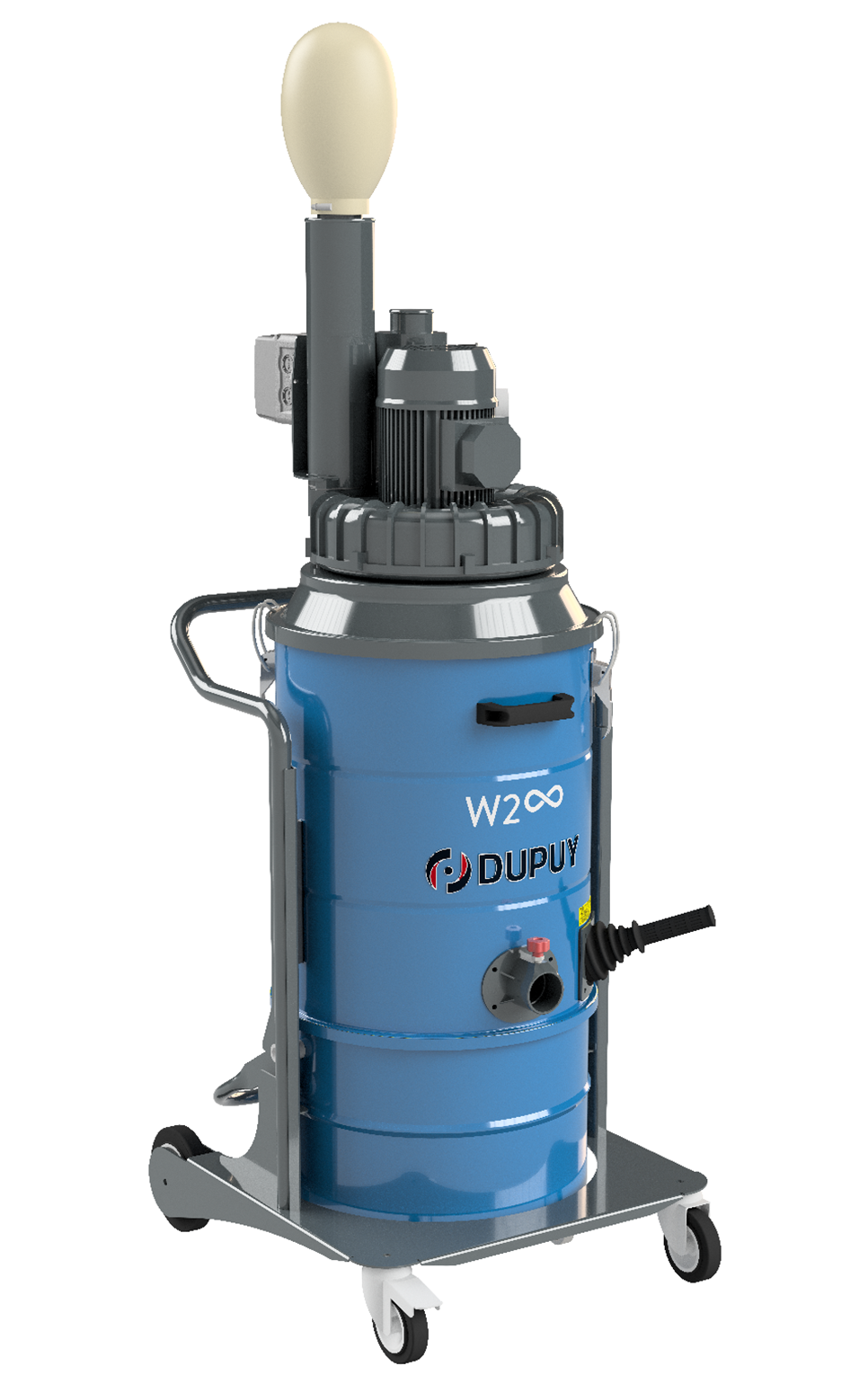 W2 Infini T aspiratore carrellato per polveri solidi e liquidi