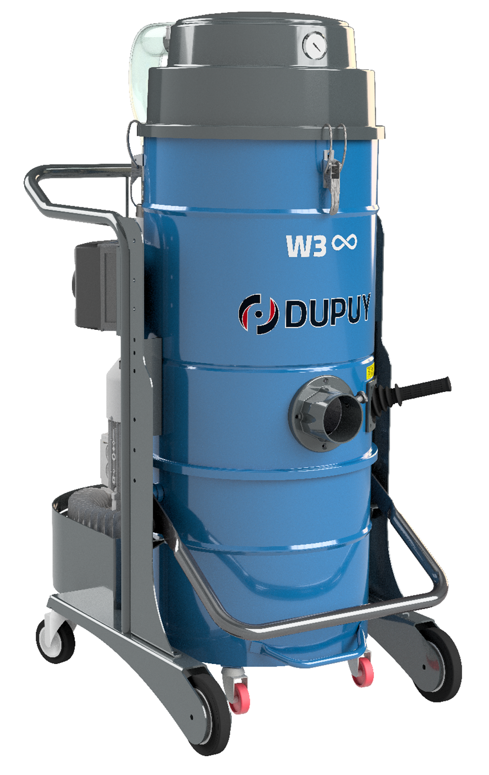 W3 INFINI aspiratore industriale carrellato per polveri fini