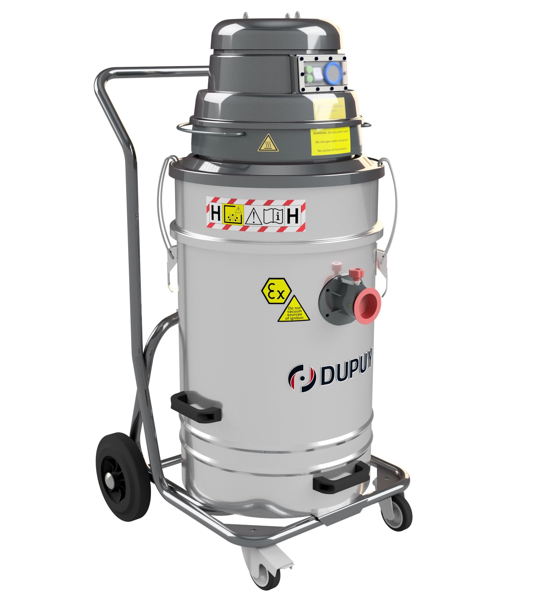 Aspiratore per polveri esplosive certificato ATEX per zone ad elevato rischio di esplosione