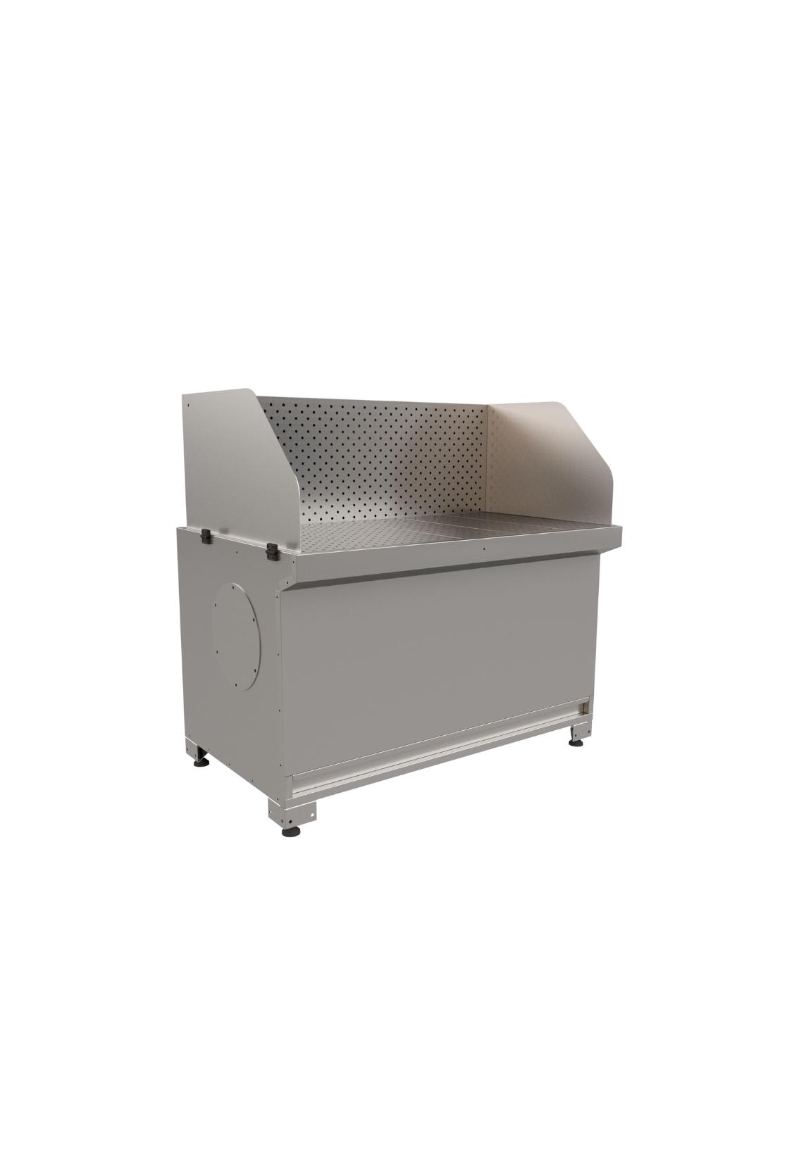 DEDUST BENCH piano di lavoro aspirato per depolverazione polveri fini